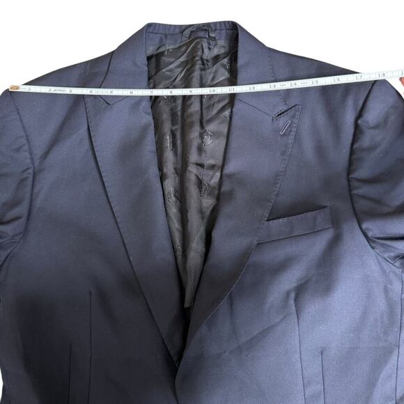 PATRICK HELLMANN  BLACK BLAZER JACKET sz 42L - Picture 12 of 16